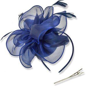 Fascinators Hat Tea Party Headwear Ribbons Feathers on a Headband
